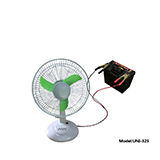 Solar powered 12v dc table fan
