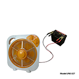 Solar dc box fan