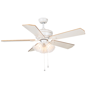 White ceiling fan