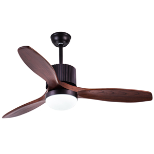 Solid wood decorative ceiling fan with remote control