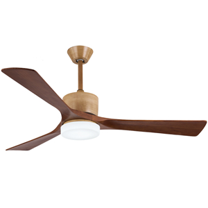 Solid wood ceiling fan