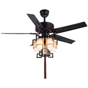 Decorative lighting ceiling fan