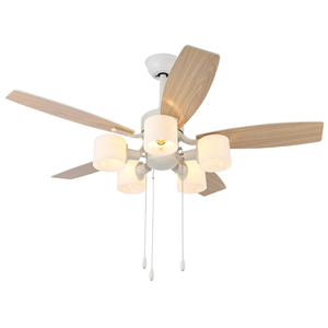 Decorative ceiling fans with copper motor