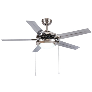 Ceiling fan with stainless blade